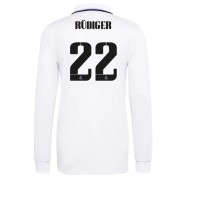 Real Madrid Antonio Rudiger #22 Fußballbekleidung Heimtrikot 2022-23 Langarm